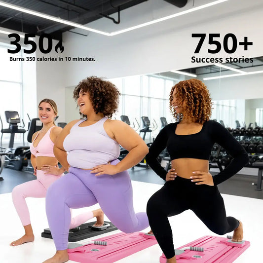 Women performing pilates core exercises on the ApexFitness ab exercise board
