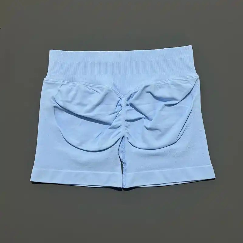 Apex Sculpt gym and yoga shorts for women sky blue 
