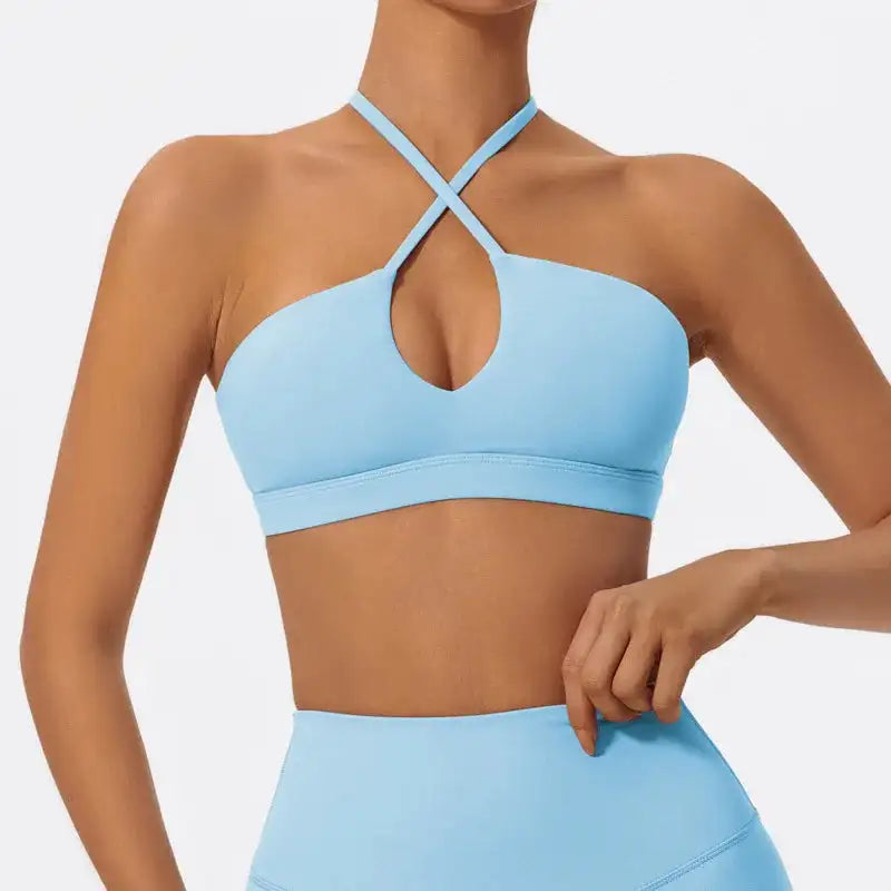 
Apex Sculpt Summer Sports Bra sky blue