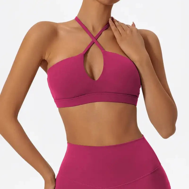 
Apex Sculpt Summer Sports Bra raspberry red