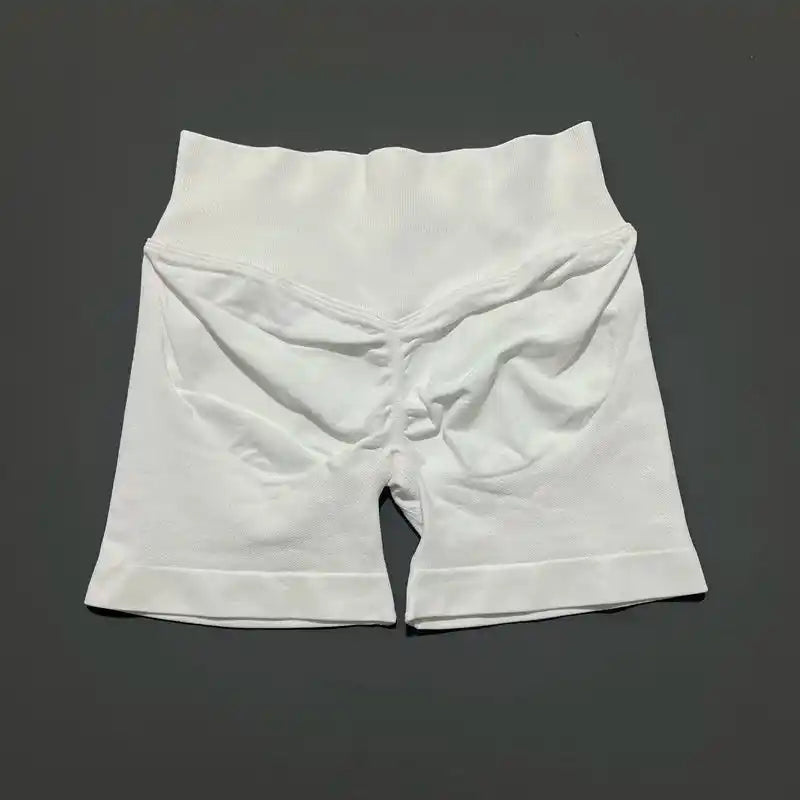 Apex Sculpt gym and yoga shorts for women white 