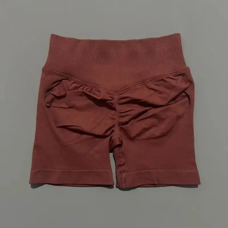Apex Sculpt gym and yoga shorts for women brown 