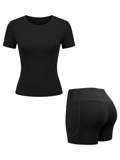 Apex Sculpt Full 2-Piece Yoga & Training Set black