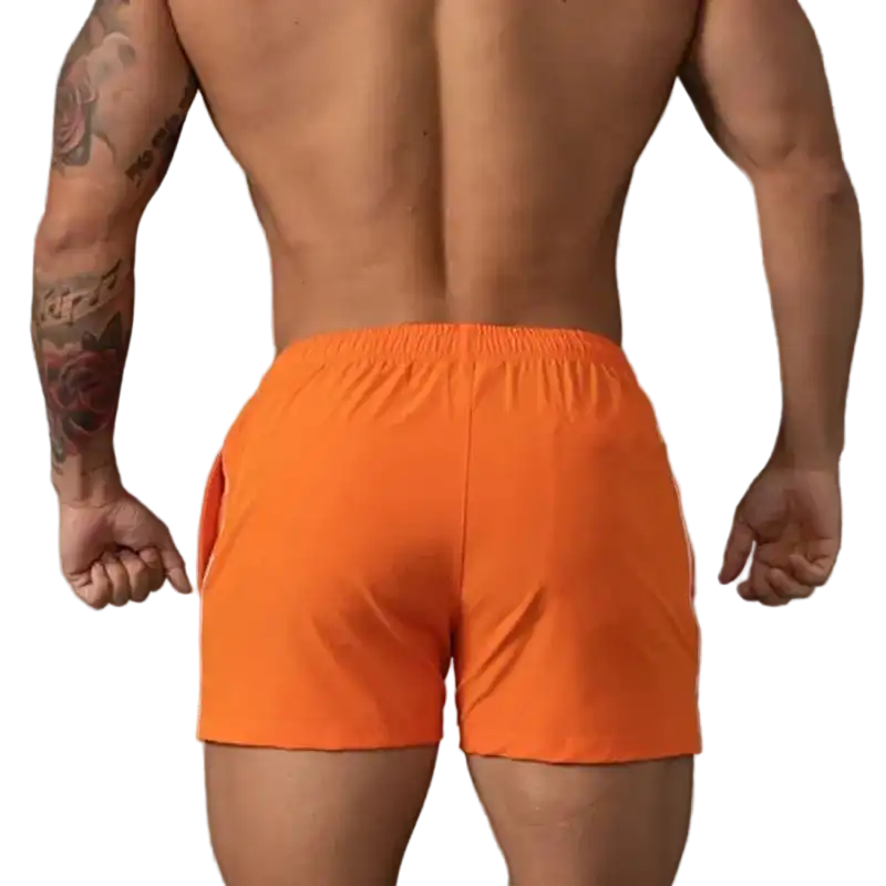 Apex Men's Gym shorts for activewear rear view 