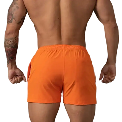 Apex Men's Gym shorts for activewear rear view 