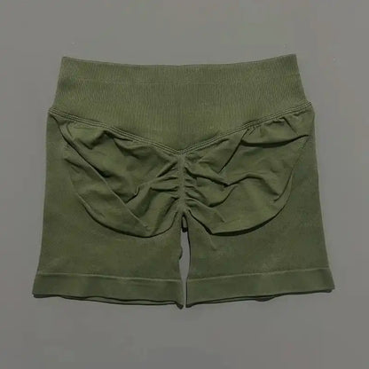 Apex Sculpt gym and yoga shorts for women olive green